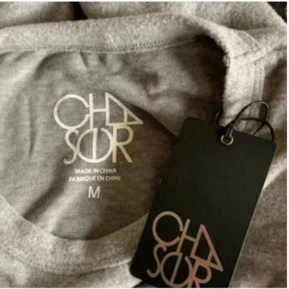 Chaser Long Sleeve Gray Dream Soft Sweater Size Medium - Picture 7 of 8